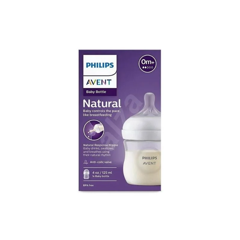 Biberon Natural Response, 0 Luni +, 125 Ml, Philips Avent