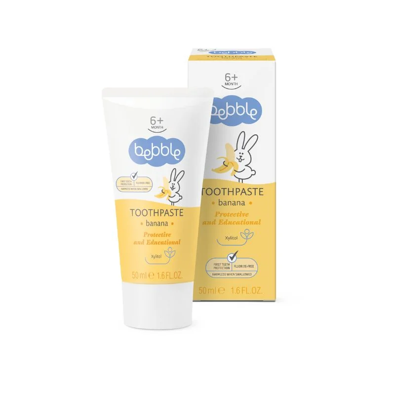 Pasta De Dinti Banana, 50 Ml, Bebble