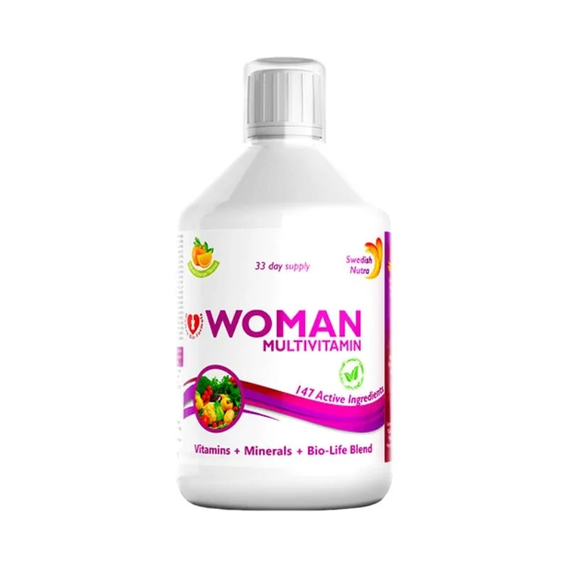 Multivitamine Lichide Pentru Femei Cu 147 Ingrediente, 500 Ml, Swedish Nutra