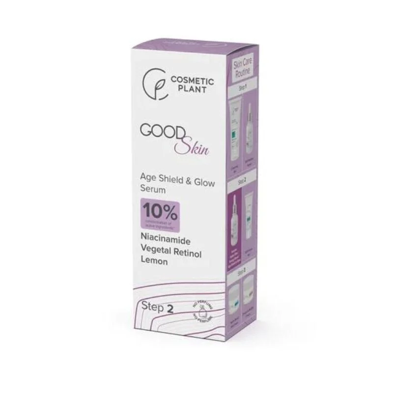 Ser Age Shield & Glow Good Skin, 30 Ml, Cosmetic Plant