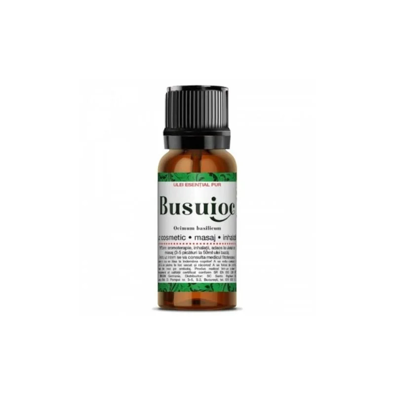 Ulei Esențial Pur De Busuioc, 10 Ml, Steaua Divina