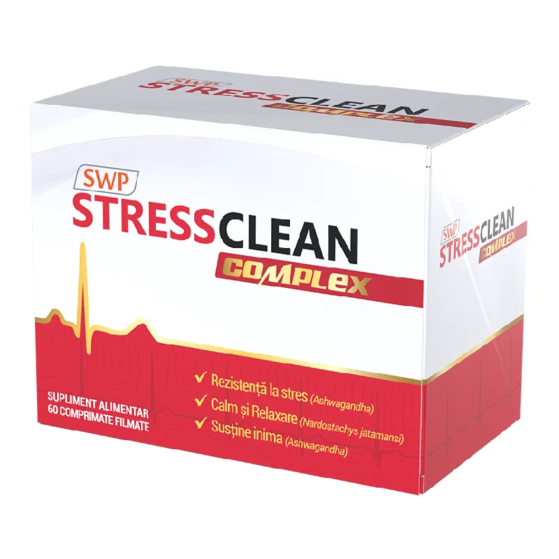 Stressclean Complex, 60 Comprimate, Sun Wave Pharma