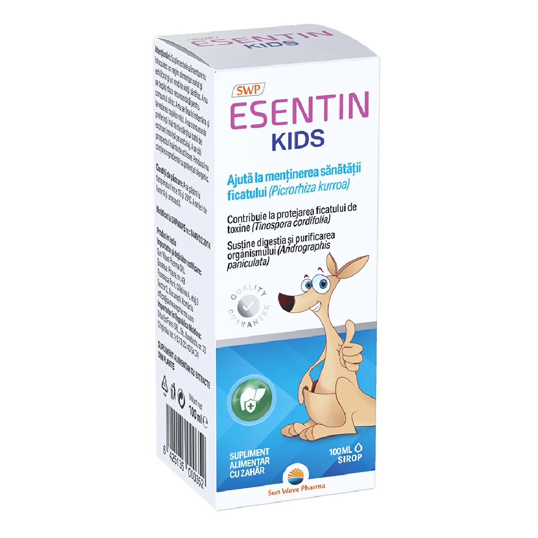 Sirop Esentin Kids, 100 Ml, Sun Wave Pharma