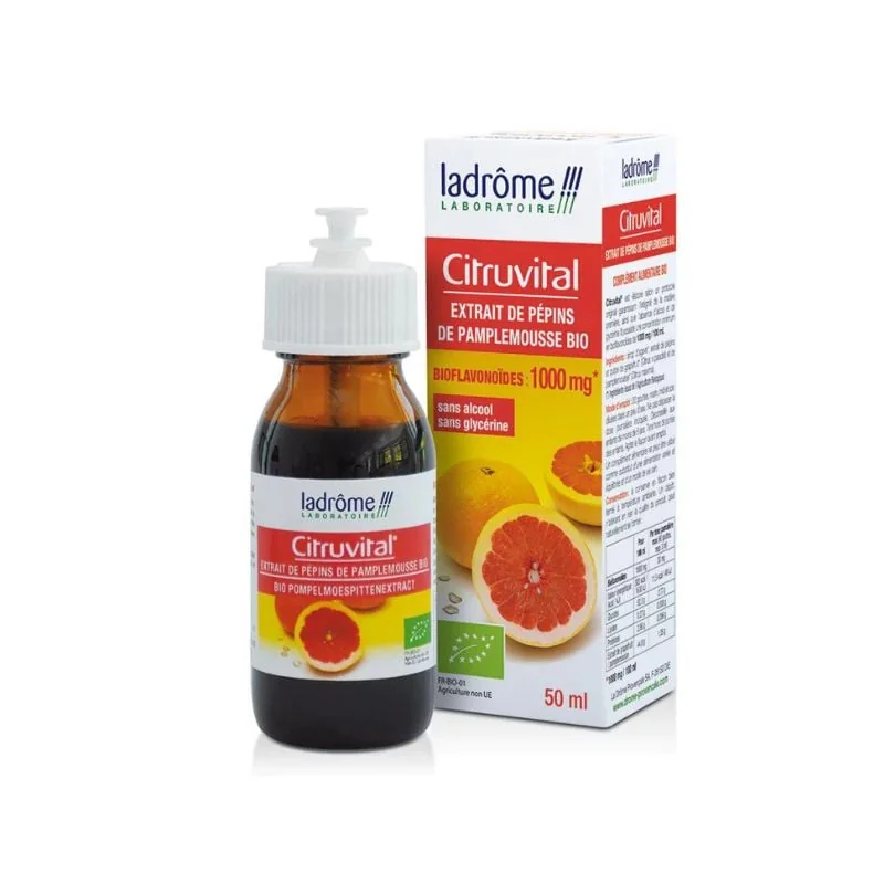 Extract Bio Din Seminte De Grepfrut Citruvital 50 Ml Ladrome Laboratoire