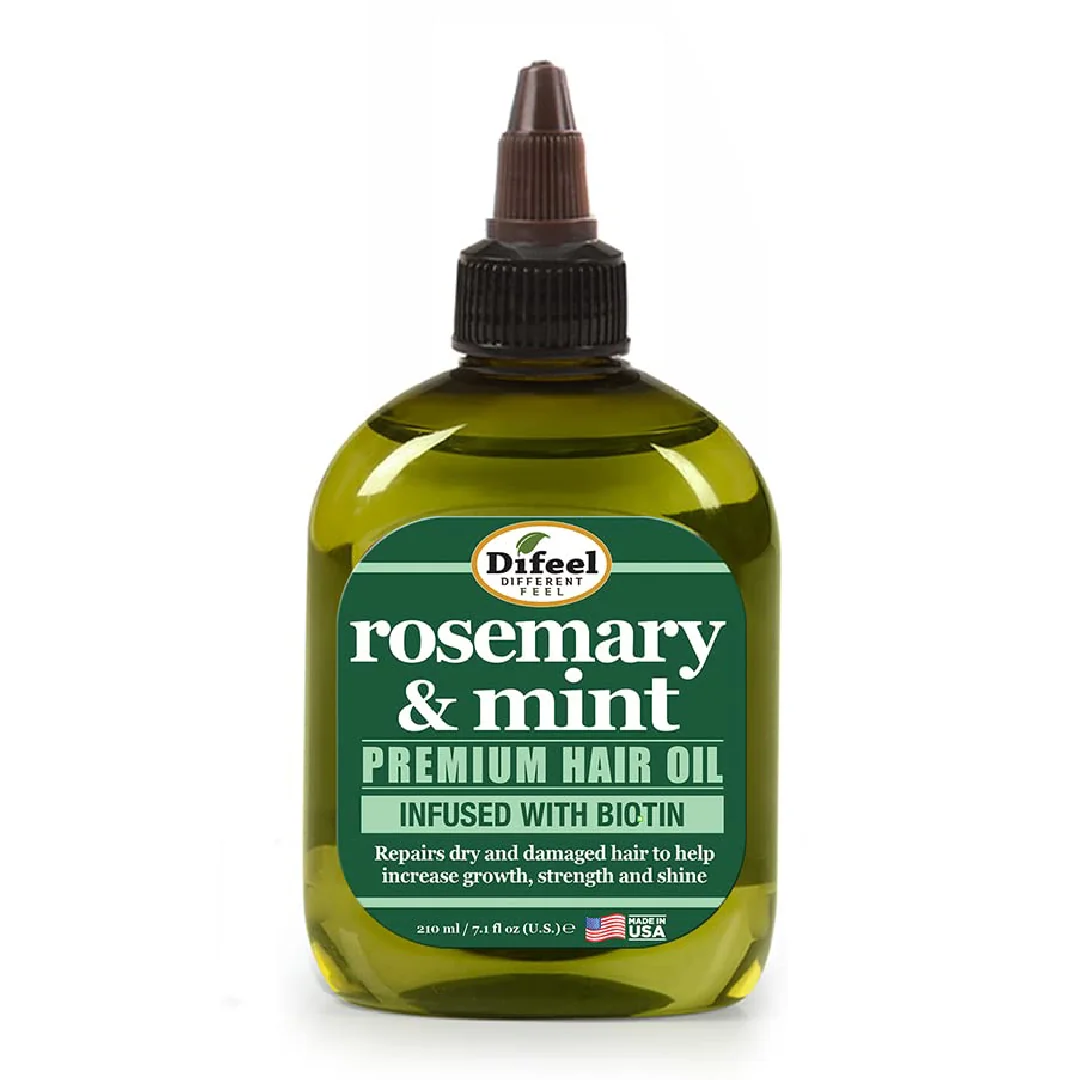 Ulei Premium Cu Efect De Întărire Pentru Păr Cu Rozmarin Și Mentă, 75 Ml, Difeel