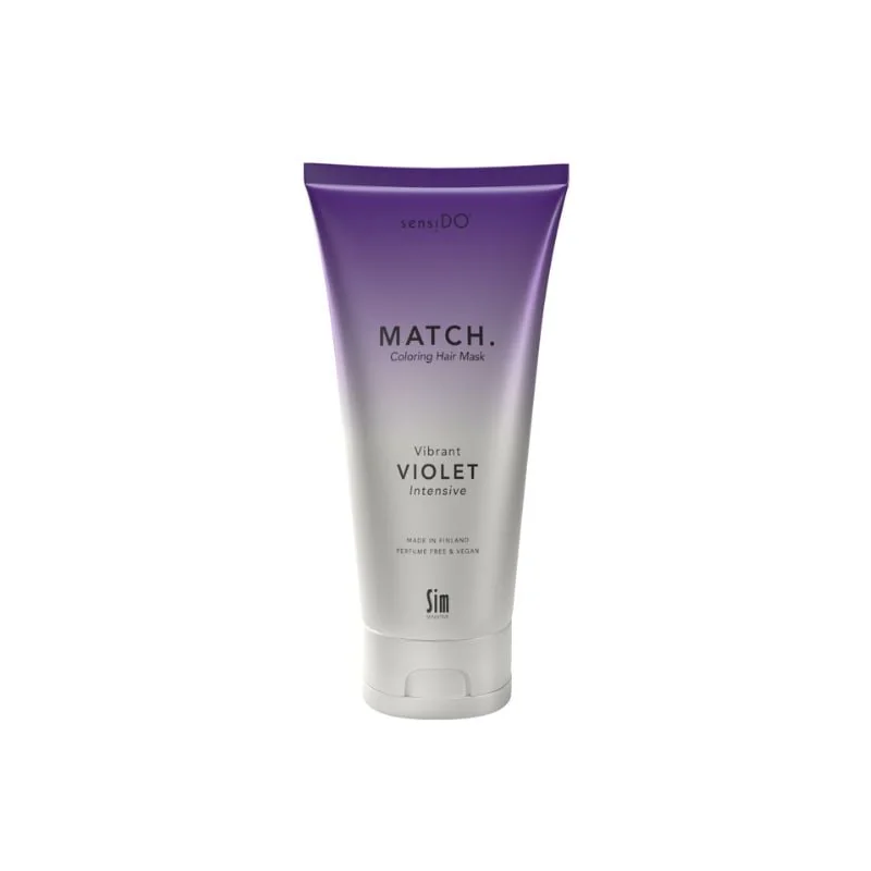 Masca Coloranta Tratament Cu Keraguard Vibrant Violet Intensive, 200ml, SensiDo Match