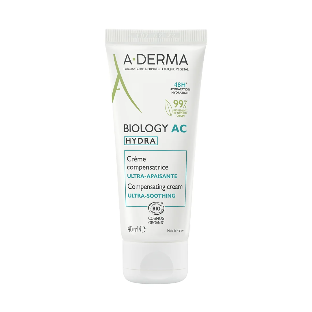 Crema Ultra-Calmanta Biology Ac Hydra, 40 Ml, A-Derma