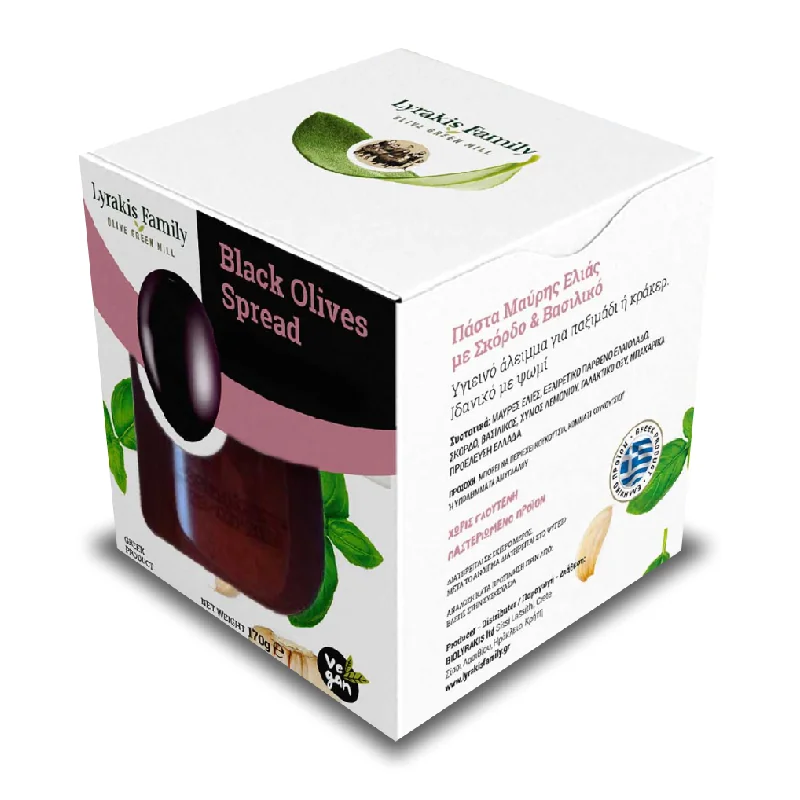 Pasta De Masline Negre 170 G, Lyrakis