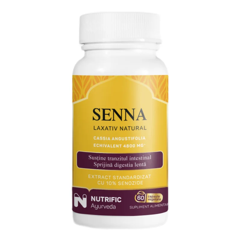 Senna, 60 Capsule Vegetale, Nutrific