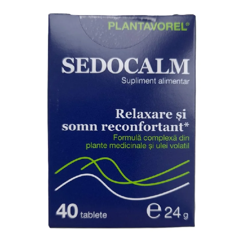 Sedocalm V, 40 Tablete, Plantavorel