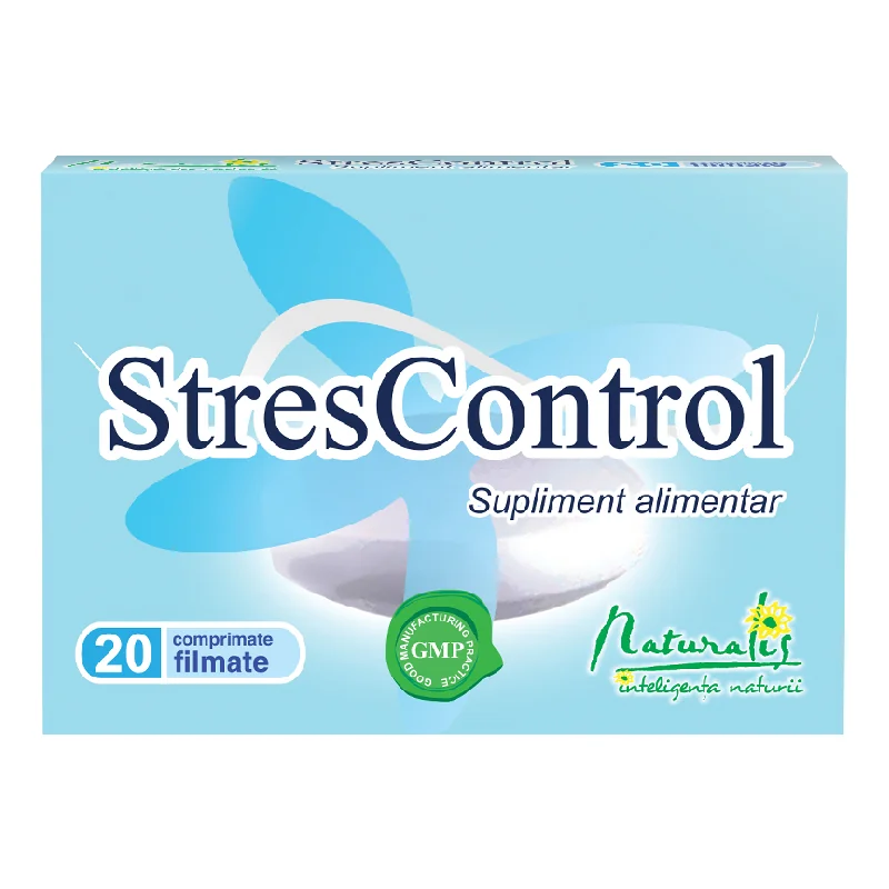 Strescontrol, 20 Comprimate, Naturalis