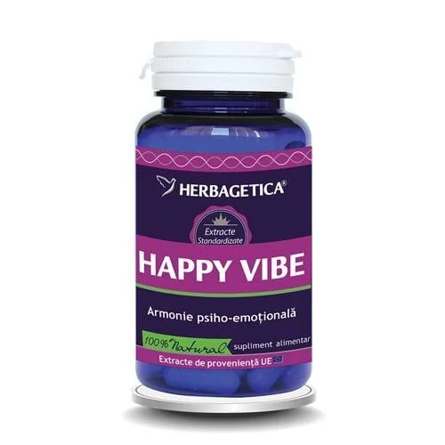 Happy Vibe, 60 Capsule, Herbagetica