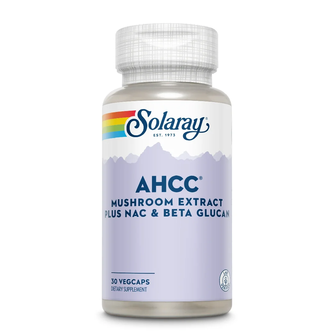Ahcc Plus NAC & Beta Glucan Solaray, 30 Tablete, Secom