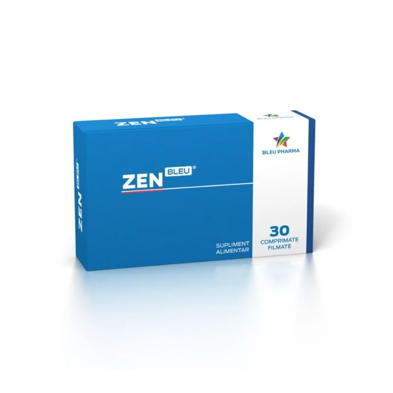 ZenBleu, 30 Comprimate, Bleupharma