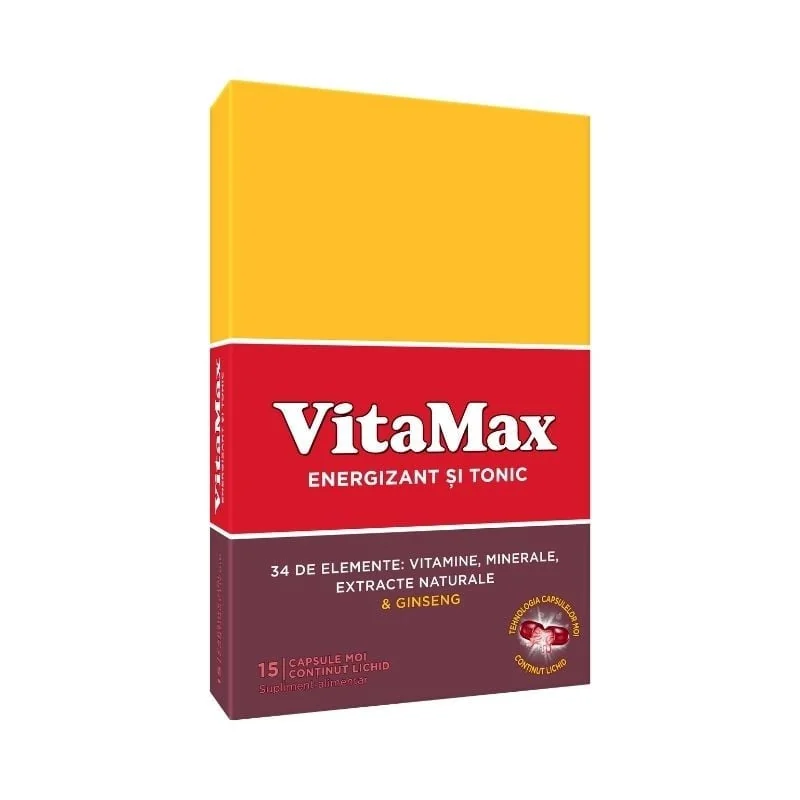 Vitamax, 15 Capsule Moi, Perrigo