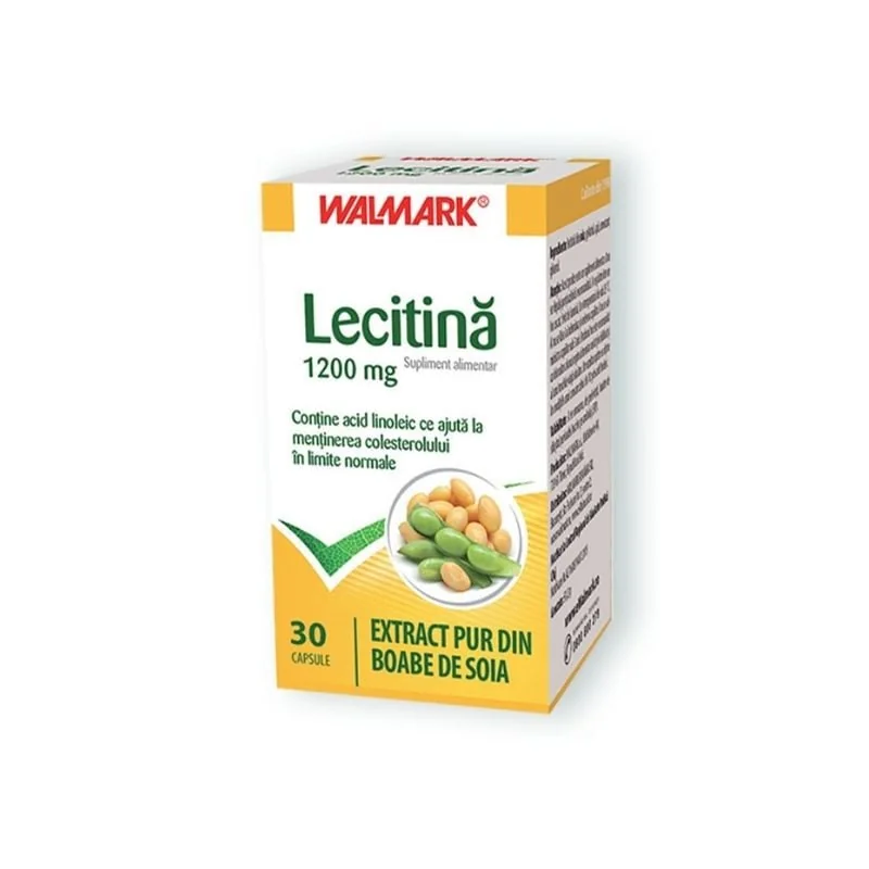 Lecitina 1200mg, 30 Capsule, Walmark