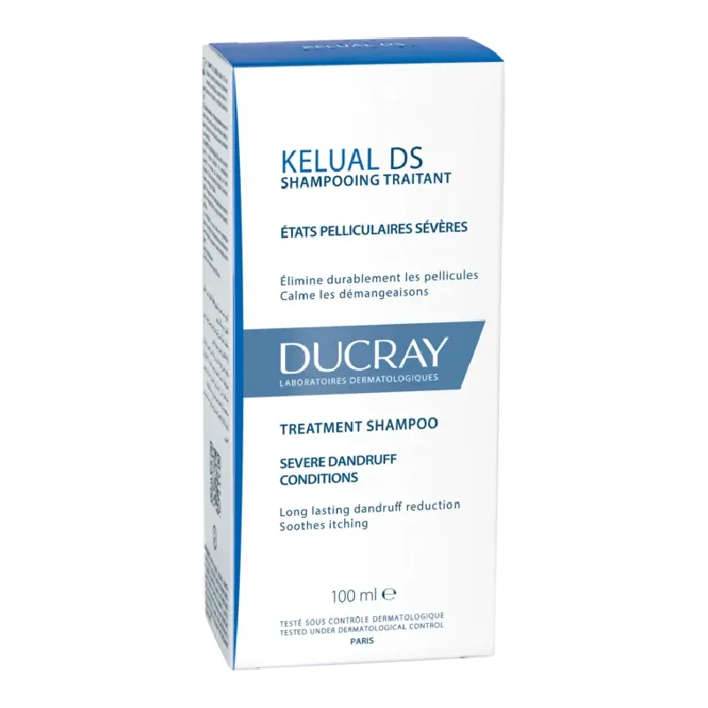 Sampon Tratament Dermatocosmetic Anti-Mătreață Severă Kelual DS, 100 Ml, Ducray