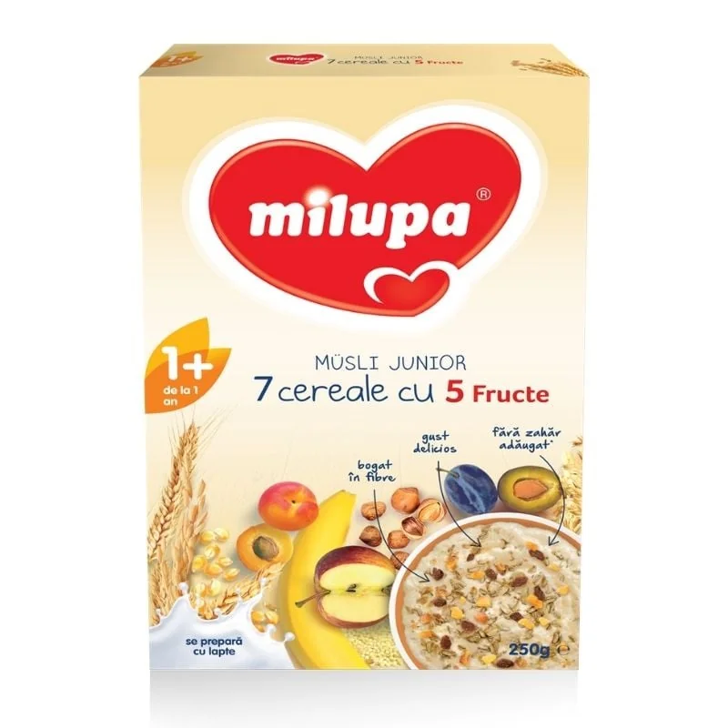 Milupa Cereale Junior Musli Fructe 250G