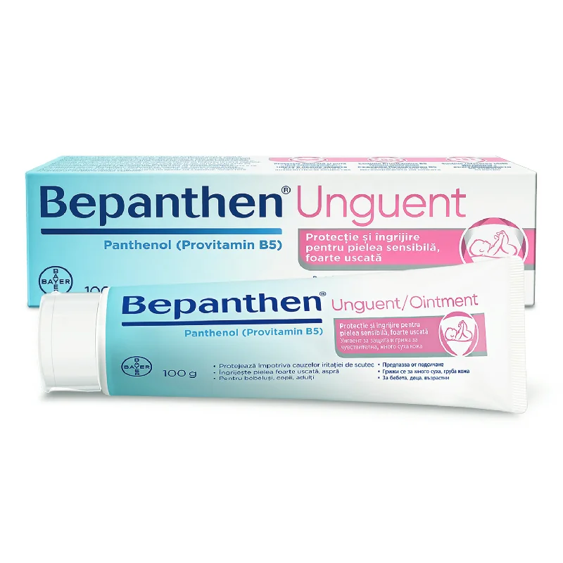 Unguent Impotriva Iritatiilor De Scutec Bepanthen 5%, 100 G, Bayer