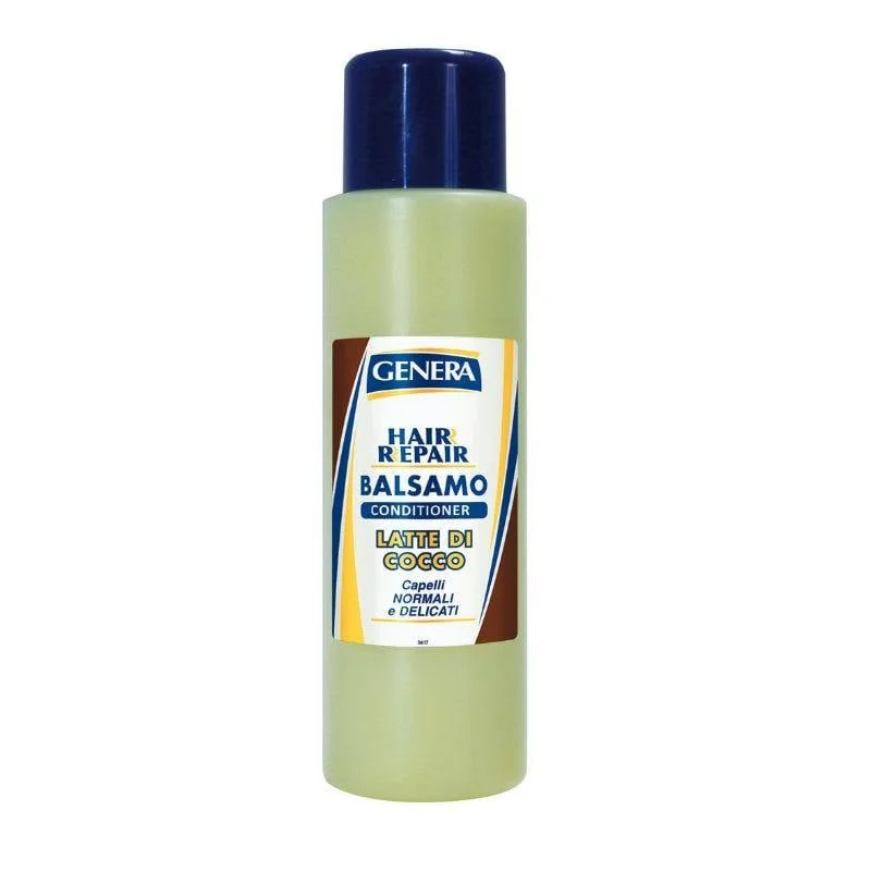 Genera Balsam Reparator Pentru Par Normal Și Delicat Cu Cocos, 500 Ml