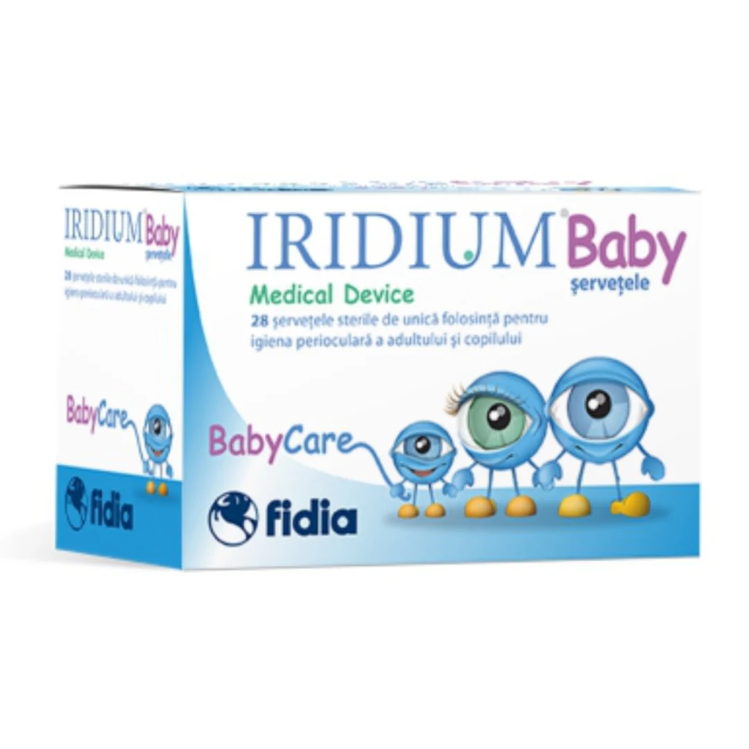 Servetele Sterile Iridium Baby, 28 BUCATI, Fidia Farmaceutici