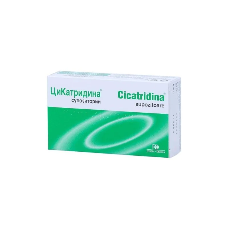 Cicatridina, 10 Supozitoare, Naturpharma