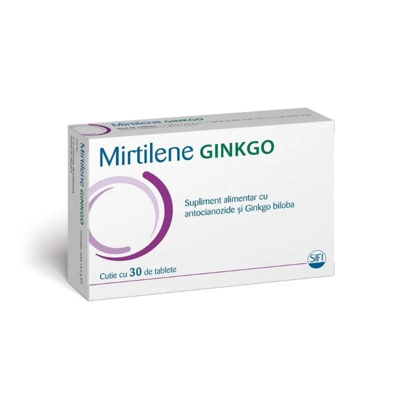 Mirtilene Ginkgo 30 Tablete Sifi