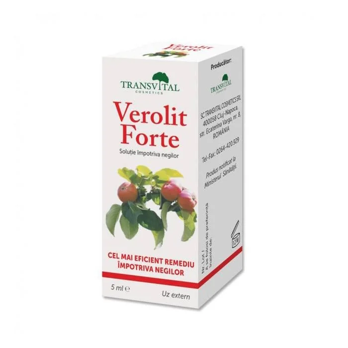 Verolit Forte Soluție Împotriva Negilor, 5ml
