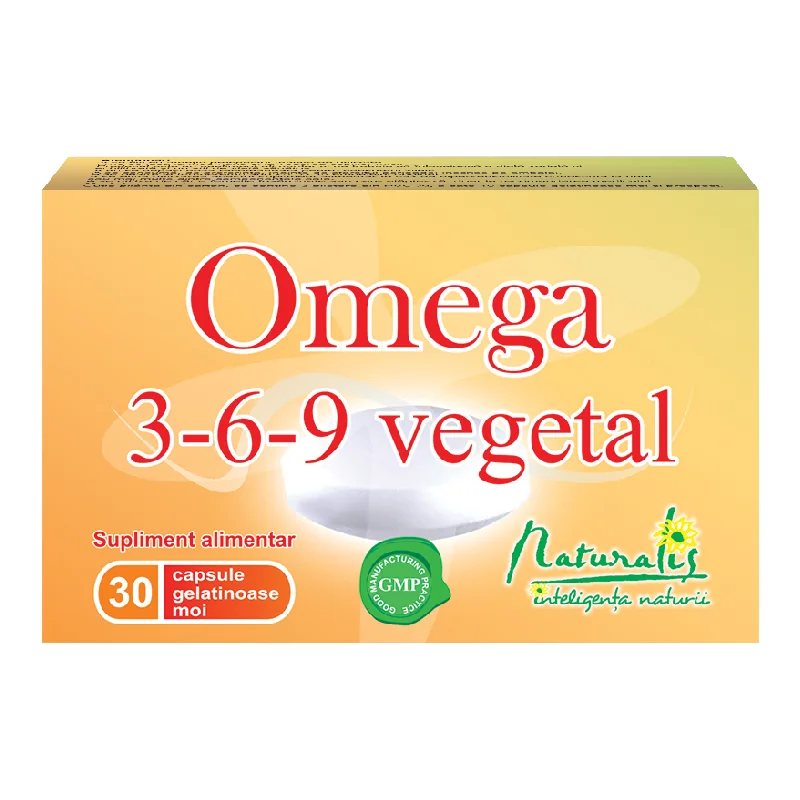 Omega 3-6-9 Vegetal, 30 Capsule, Naturalis