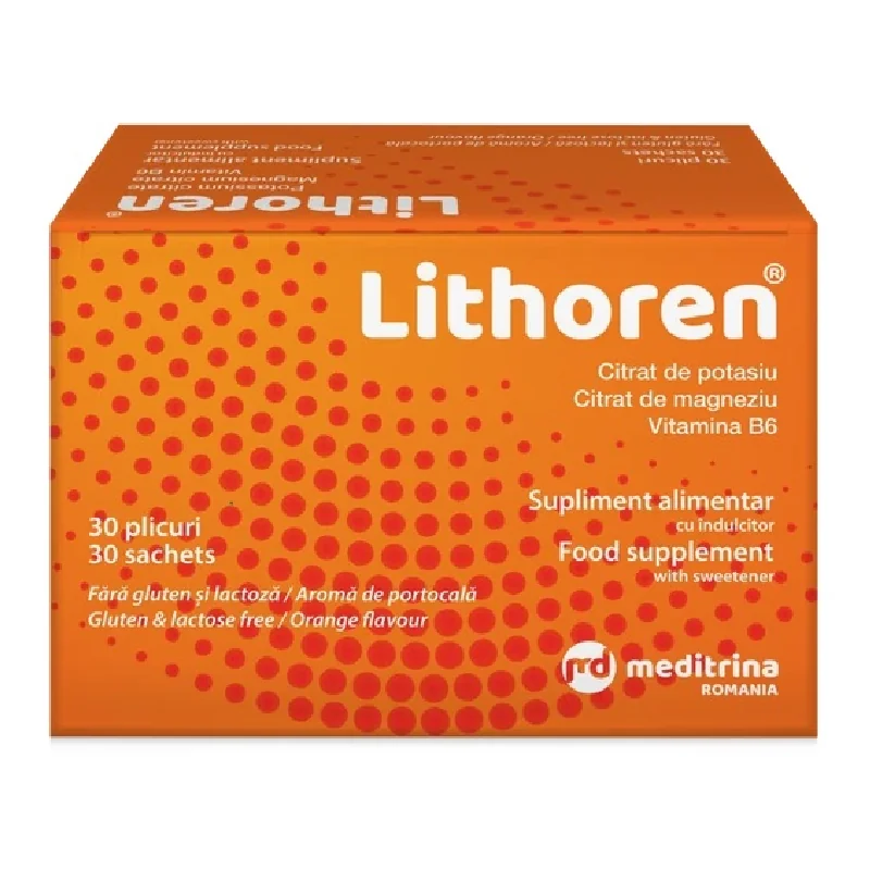 Lithoren, 30 Plicuri, Meditrina Pharmaceuticals