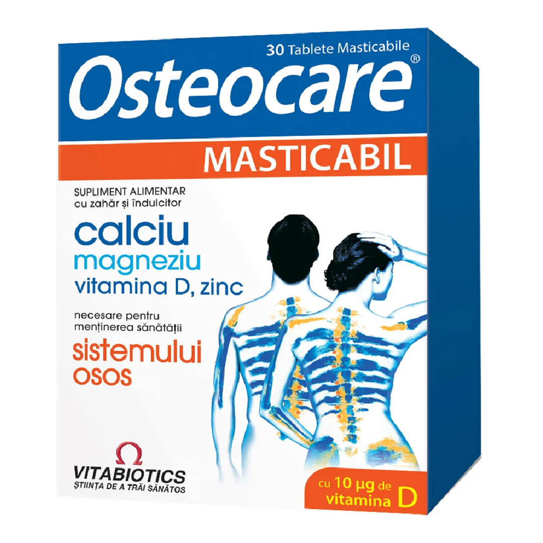 Osteocare Masticabil, 30 Comprimate, Vitabiotics