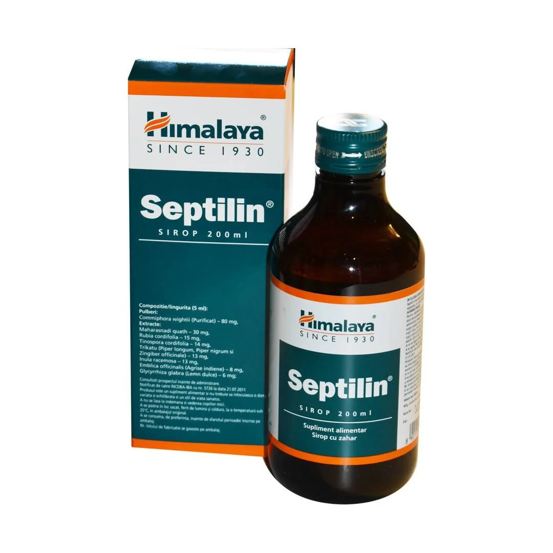 Himalaya, Septilin Sirop, Creșterea Imunității, 200 Ml
