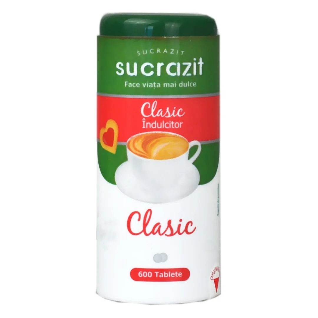 Indulcitor Sucrazit Clasic, 600 Tablete