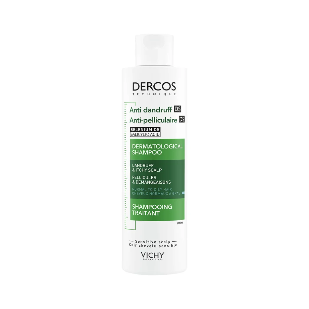Sampon Anti-Matreata Pentru Par Normal-Gras Dercos, 200 Ml, Vichy