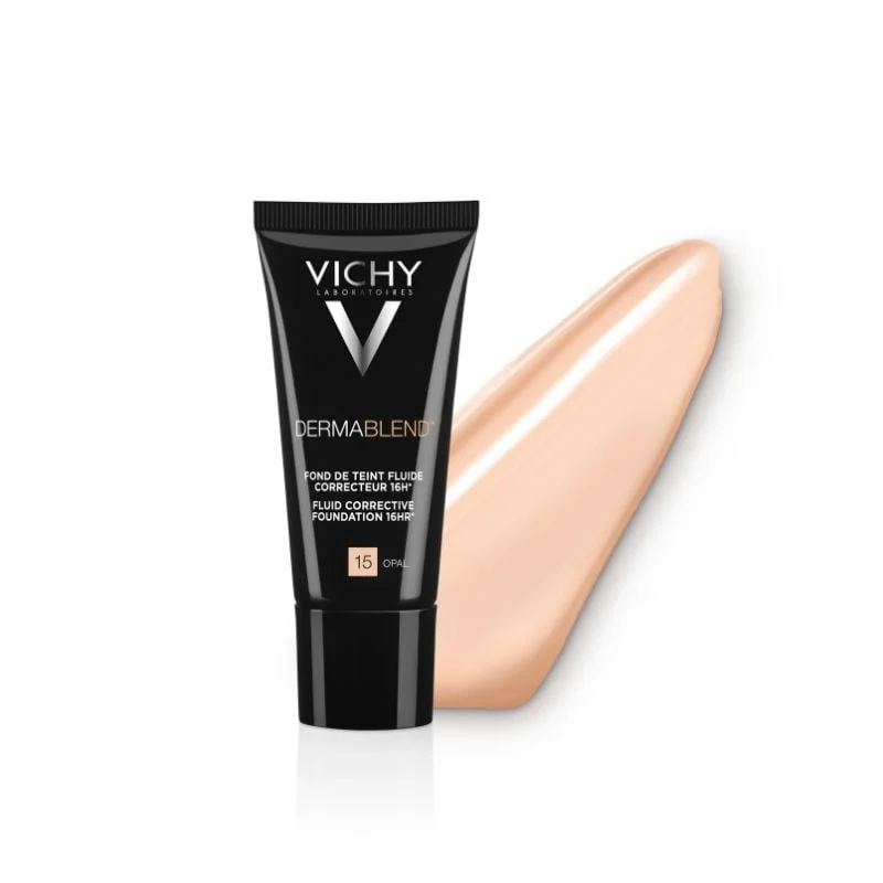 Fond De Ten Fluid Corector Spf28, Nuanta 15 Opal, Dermablend, 30 Ml, Vichy