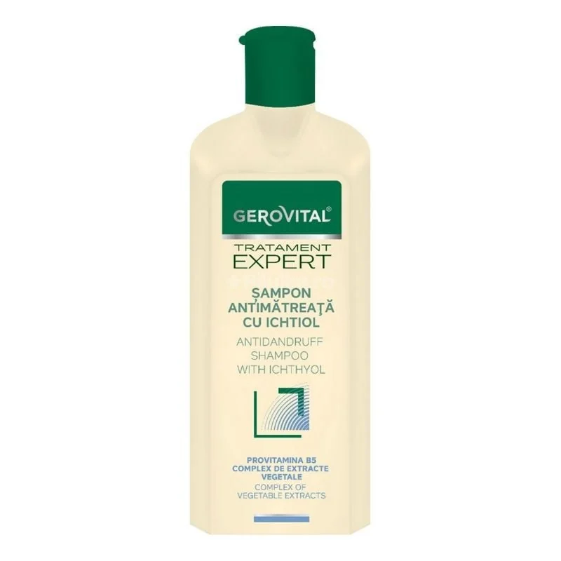 Sampon Antimătreață Cu Ichtiol Tratament Expert, 250 Ml, Gerovital