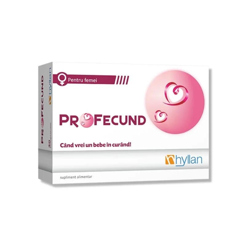 Profecund, 30 Capsule, Susținerea Fertilității