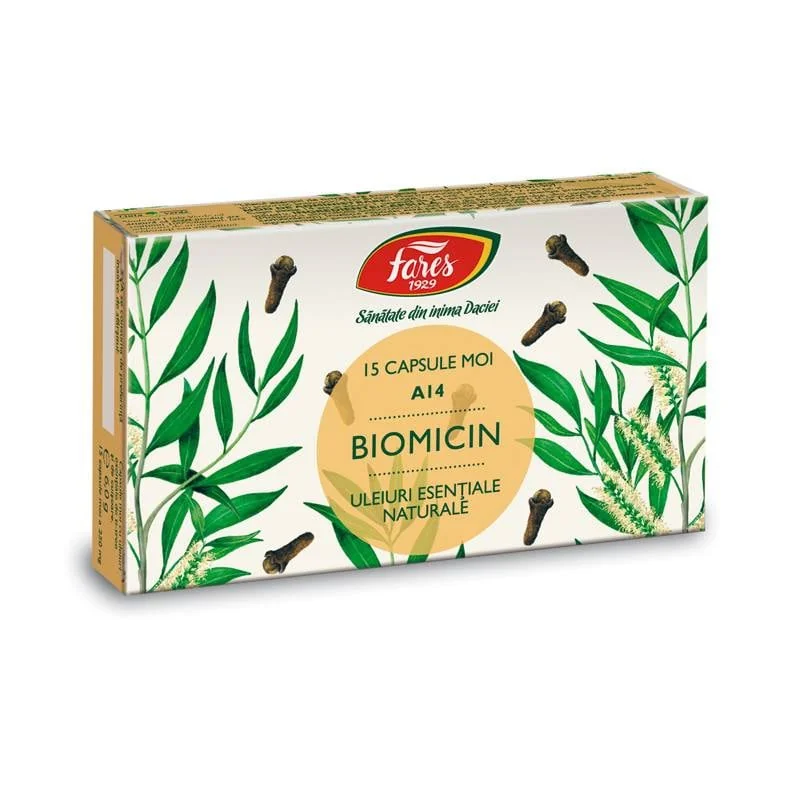 Capsule Biomicin, 15 Cps, Fares