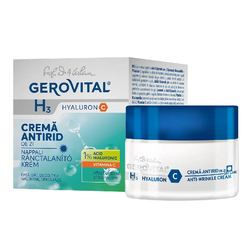 Crema Antirid De Zi H3 Hyaluron C, 50 Ml, Gerovital