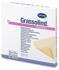 HartMann Grassolind Pansament Impregnat Cu Unguent 10x10cm
