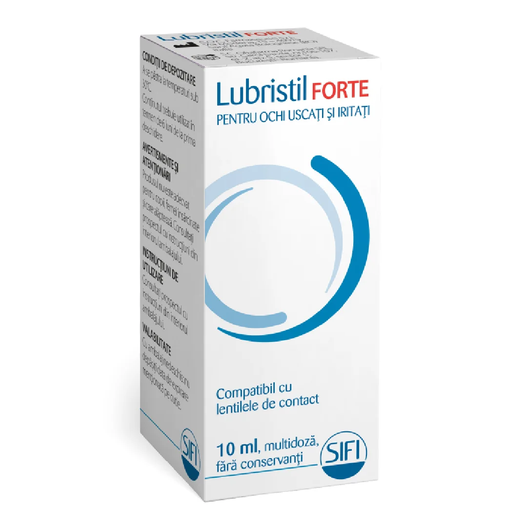 Solutie Oftalmica Lubristil Forte, 10 Ml, Sifi