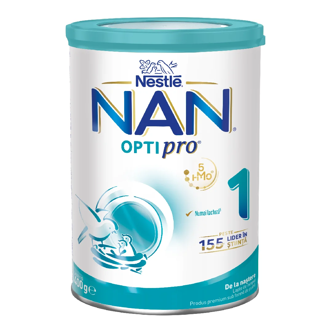 Nan 1 Optipro HMO, 0+ Luni, 400 G, Nestle