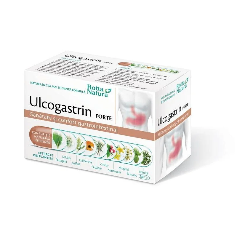Ulcogastrin Forte, 30 Capsule, Rotta Natura