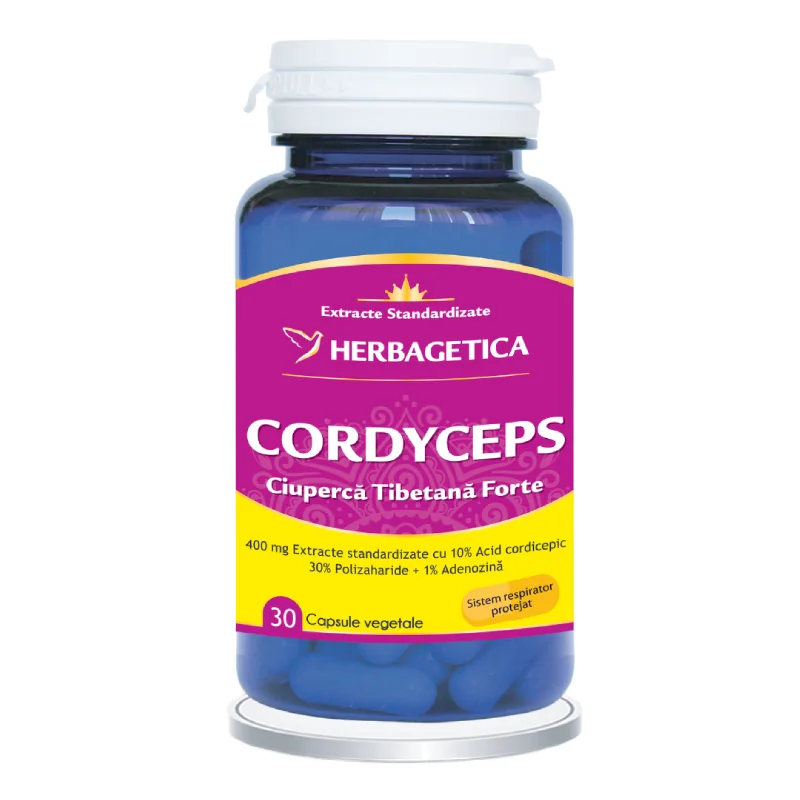 Cordyceps 10/30/1, 30 Capsule, Herbagetica