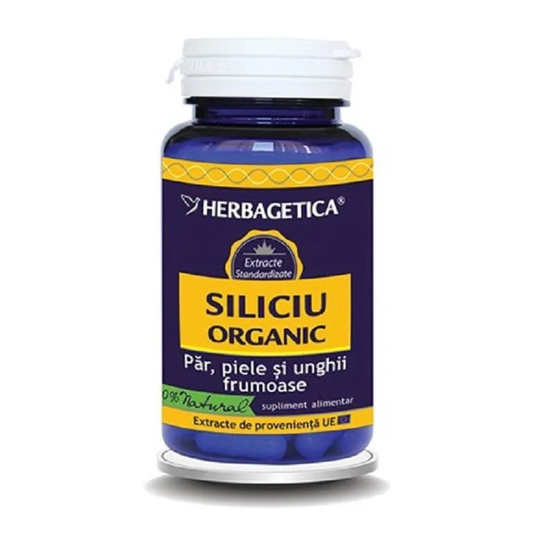 Siliciu Organic, 30 Capsule, Herbagetica