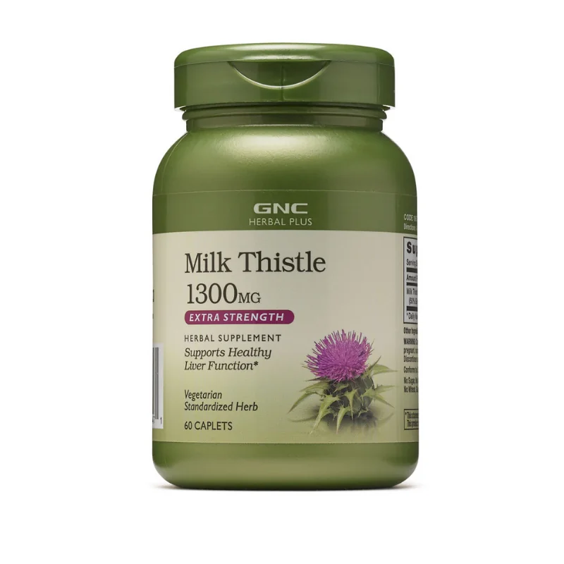 Gnc Extract Standardizat De Silimarina 1300 Mg, 60 Comprimate
