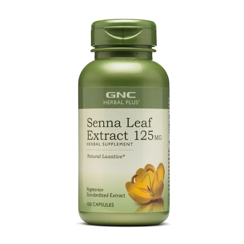 Gnc Extract Din Frunze De Senna 125 Mg, 100 Capsule