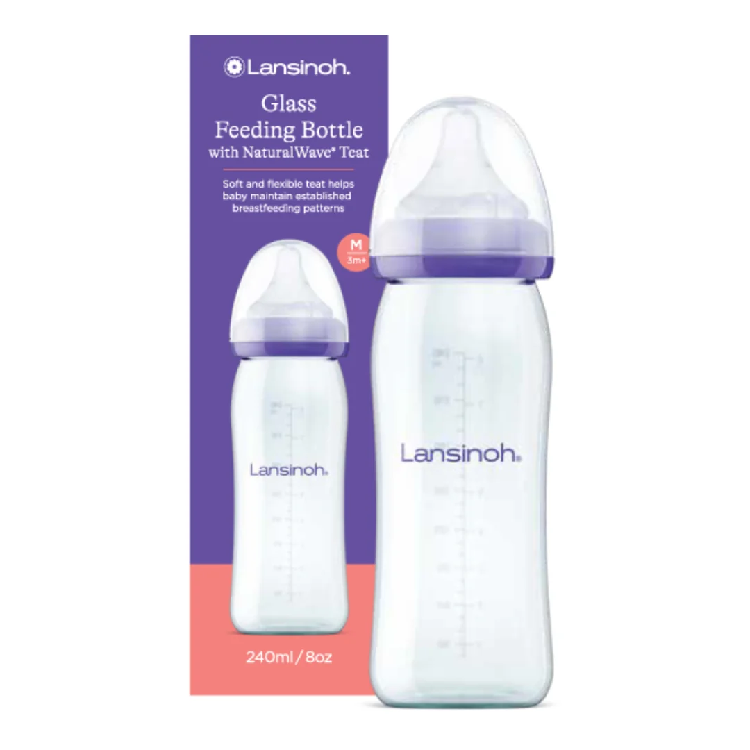 Biberon De Sticla, 240 Ml, LANSINOH
