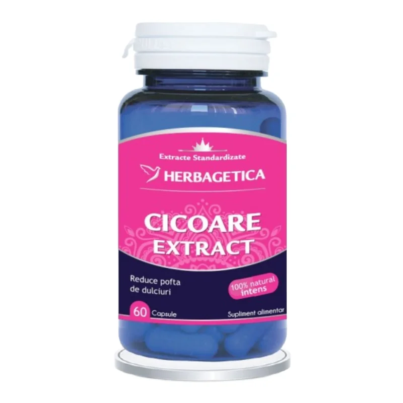 Cicoare Extract, 60 Capsule, Herbagetica