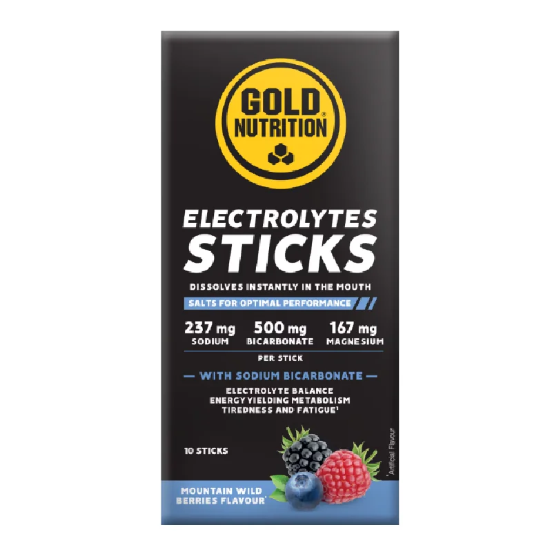Electroliți Cu Fructe De Pădure Electrolytes, 10 Plicuri, Goldnutrition